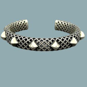 Gucci Diamantissima Sterling Silver Cuff Bracelet